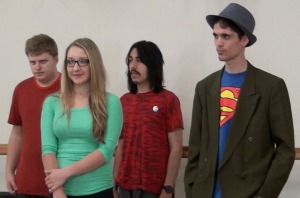 Cast of "Beautiful". From left to right Shane, Valeryia, Alan and Arman.